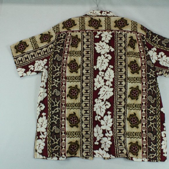 Styled by RJC Shirt Mens 2XL Hawaiian Floral Shirt  Made in Hawaii - Picture 9 of 11